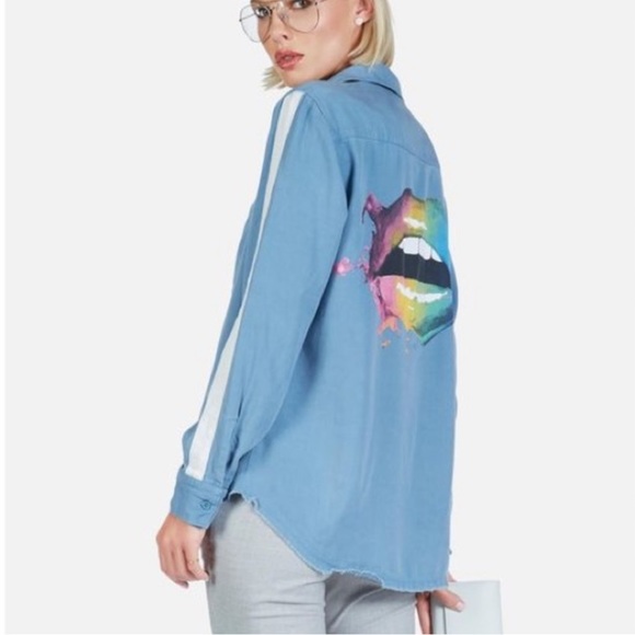 Lauren Moshi Tops - Lauren Moshi Lips Top